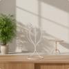 Wire Hat Stand Minimalist with Circular Base Lightweight for Collectors, Countertop,