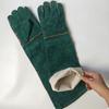 Ultra Long Pet Anti-Bite Safety Gloves Anti Scratch Protective Beekeeping Gloves Thick Leather Pet Gloves Bathing Training