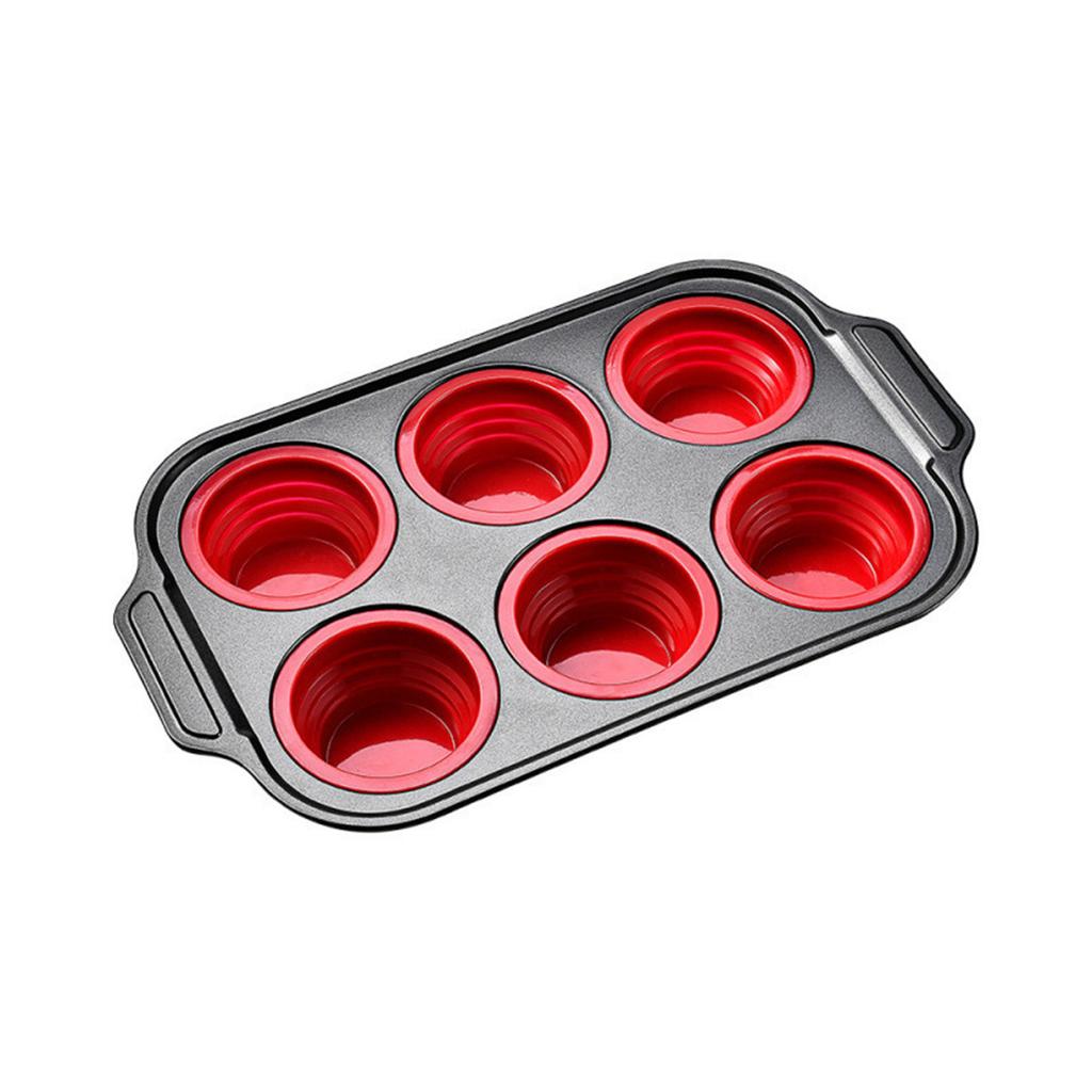 Press  Type Easy Demolding Foldable Baking Silicone Cake Mold