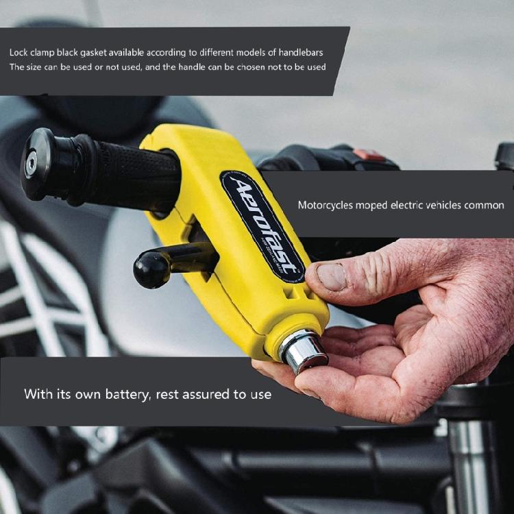 ATV Handlebar Lock Scooter Grip Throttle Safe Anti-theft Accelerator Brake Lock