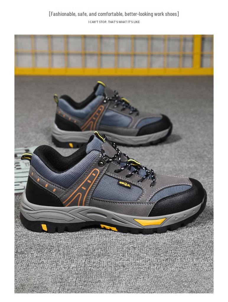 Men's Winter Safety Work Shoes: Waterproof, Anti-Smash, Anti-Puncture, Wear-Resistant, Anti-Slip, Lightweight Protective Footwear