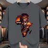 Unisexs African Queen Continent Graphic Tshirt 100 Cotton Hot Sale Cultural Tee