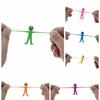 10 Pcs Novelty Stretchy Stretch Toy Cute Colorful Yellow Stress Relief Stretchy Fidget Gifts TPR Soft Plastic Creative Doll Toy