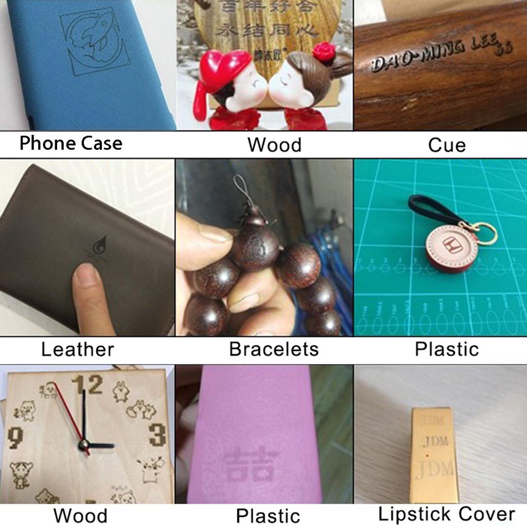 K4 3000mW Mini Laser Engraver Machine Painted Metal Wood Carving Cutting Off-line APP Supports Label Printer