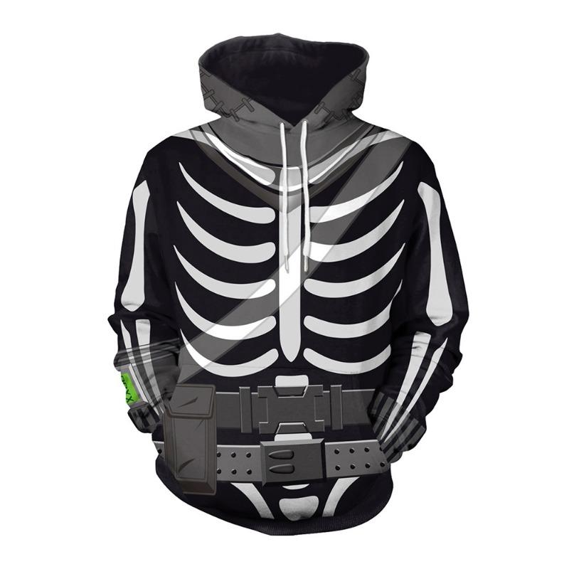 Halloween Carnival Night Printed Men's and Women's Sweatshirts Hooded Sweatshirts Couples Dress