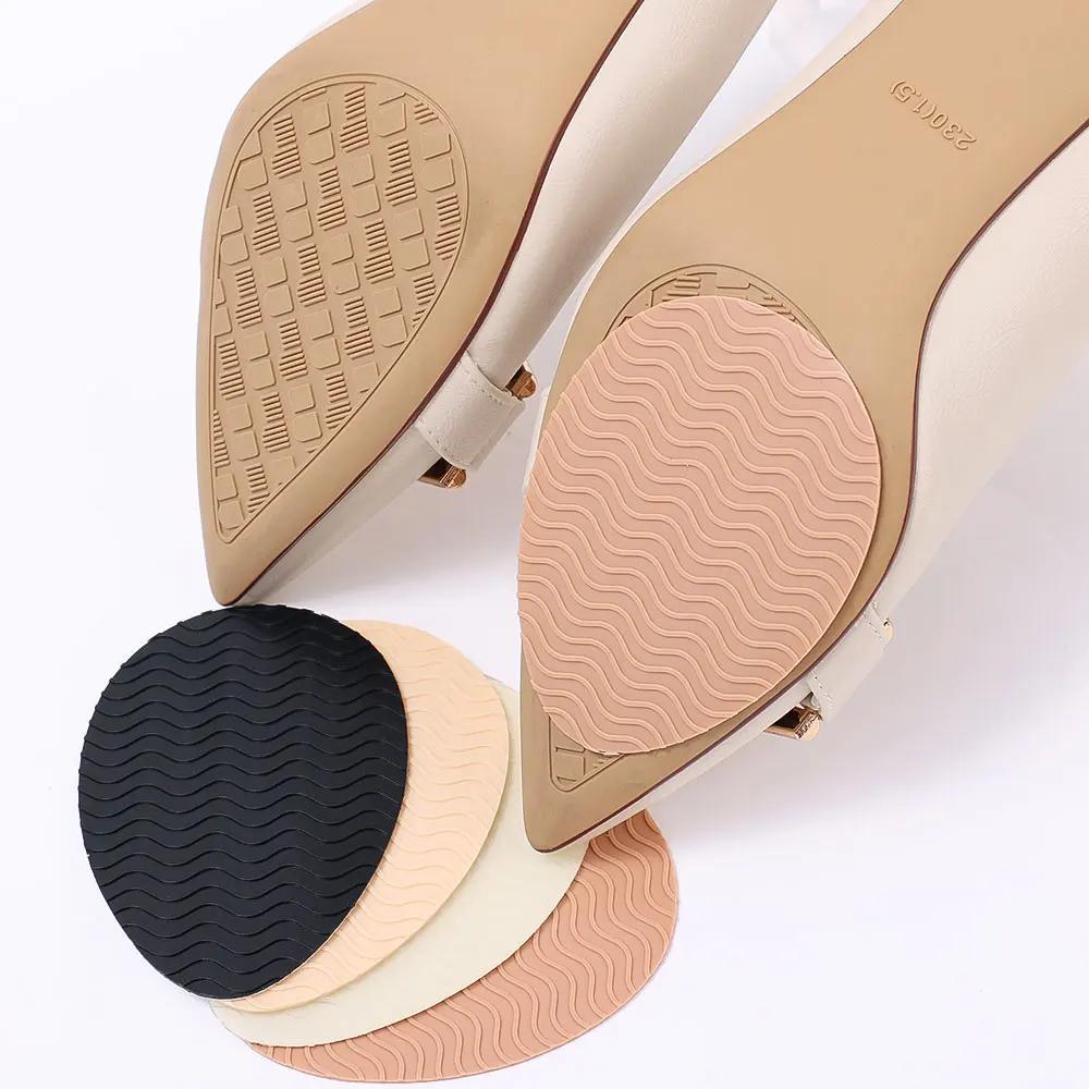 Non Slip Shoes Pads Self-Adhesive Shoe Grips Rubber Anti-Slip Insoles Stick Protector Silicone Resistant High Heels Sole Cover