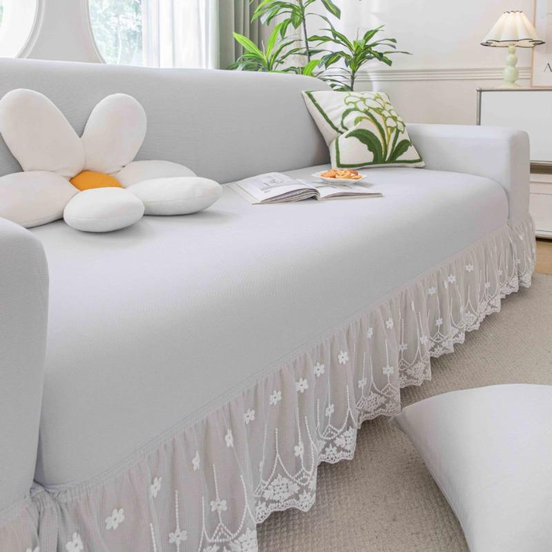 Elastic Pleated Skirt Sofa Cover All-Inclusive Sofa Cover Universal Simple Modern Sofa Protective Cover Suitable For Living Room