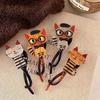 1PC Cat Shape Cartoon Hair Ties Fashion Hair Accessories Exquisite Jewelry Clothing Accessories Multicolor