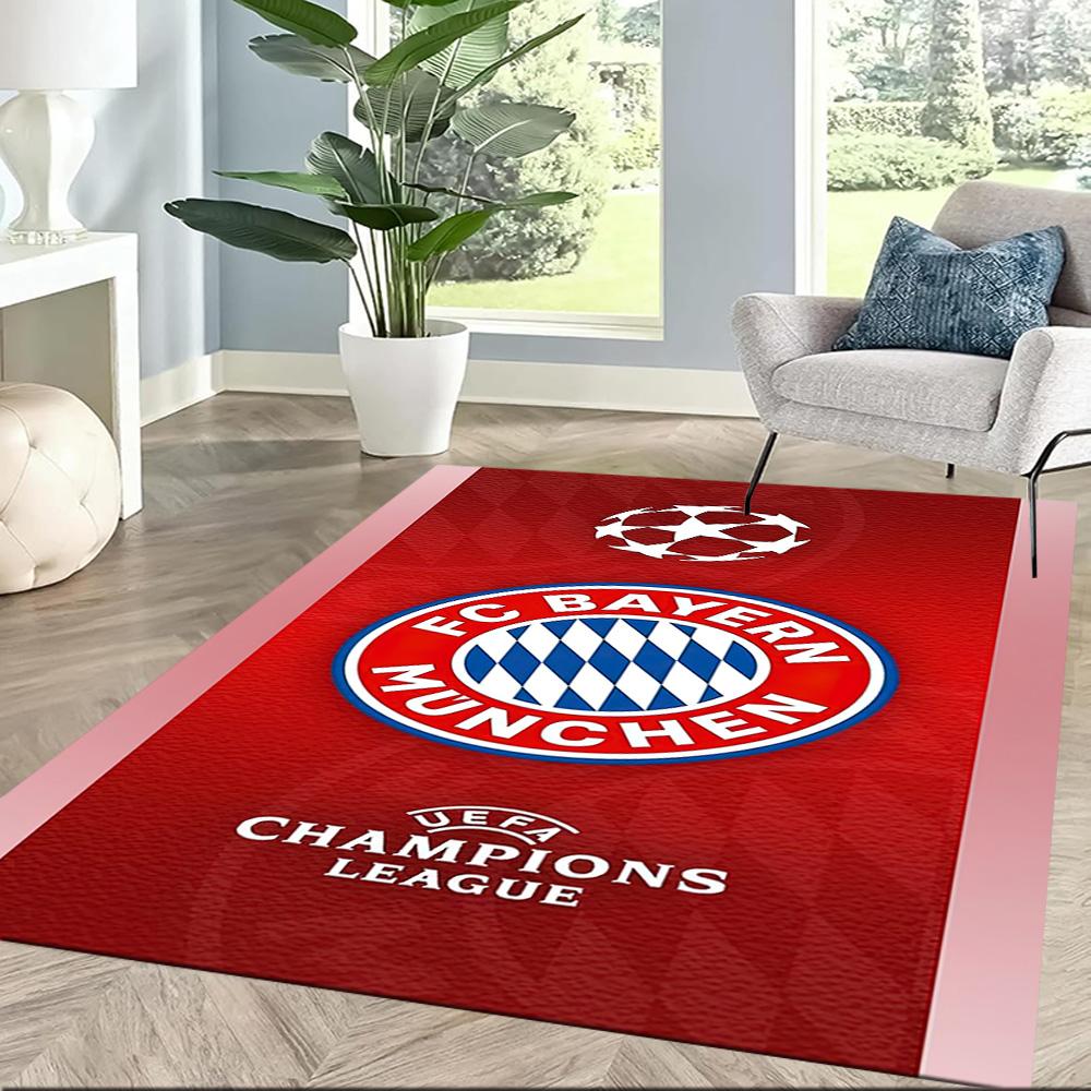 Bayern Munich Floor Mat Perfect for Game Room Entryway Kitchen Hallway Anti-slip Rug Anime Office Decor Perfect Birthday/Christmas Gift Idea