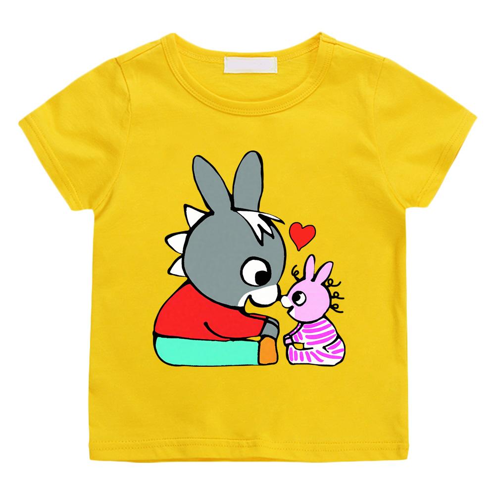 Lane Trotro 100% Bavlna Kreslená trička Děti Chlapci dívky Krátký rukáv Prodyšné Kawaii Dětská Vysoce kvalitní trička s kulatým výstřihem Anime trička