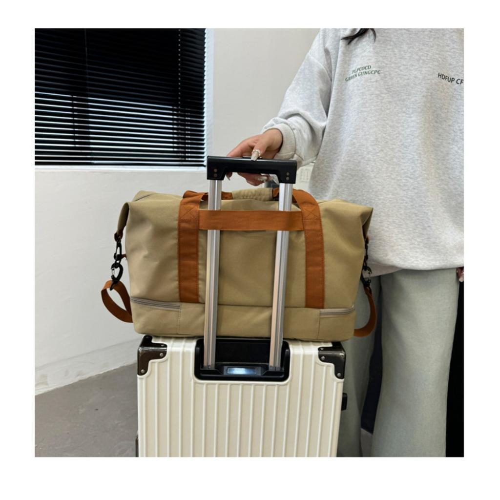 Large Capacity Lightweight Portable Travel Bag with Dry and Wet Separation, Short Distance Luggage Bag, Men's and Women's Sports Yoga Fitness Bag