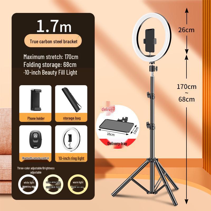 Mobile Tripod Stand for Live Streaming and Selfies