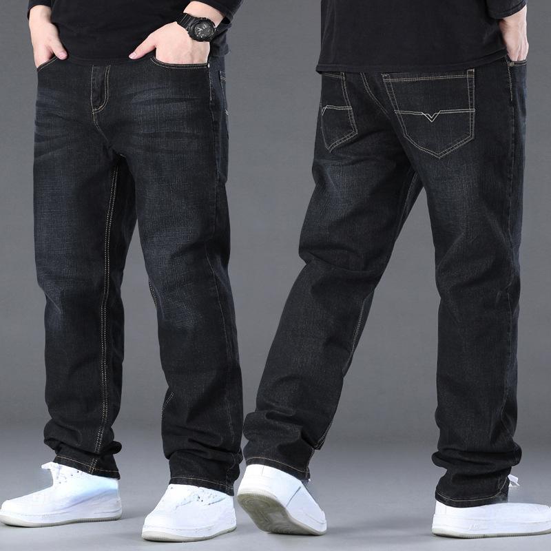 

Men s Spring and Autumn Thin Section Plus Size Straight Men s Stretch Casual Jeans 32