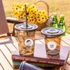 Sheng Bi Lai Disposable Black Coffee & Milk Tea Cups with Lids