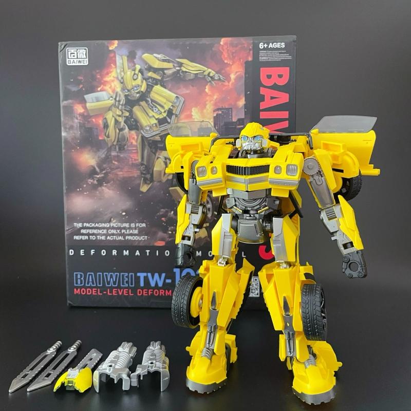 17cm New Transformation Movie Action Figure Toys Anime Robot Car Model Classic Kids Boy Gift TW-1022C BMB BAIWEI SS44 Poseable Articulated Scale