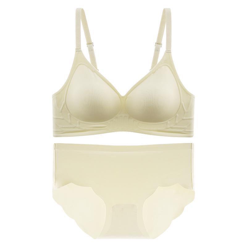 Damen Nahtloser Dünner Push-Up Jelly BH - Anti-Erschlaffung, Bequem, Bügellos, für Kleine Brust, Sommerstil (Modell 3006)