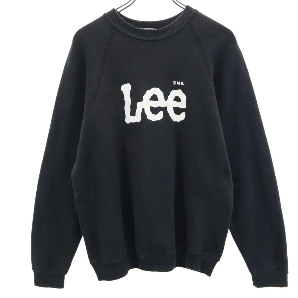 

Lee 90s Made in USA Old Long sleeve sweat trainer M black Back brushed Men s Used