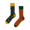 Creative Couple Style Cartoon Jacquard Mid-tube Socks - Trendy Personality AB Socks