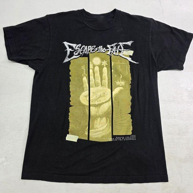Escape The Fate Band TShirt Tee Black Witchcraft Disappear Tour 2023 SEG_440 Unisex T-Shirt S