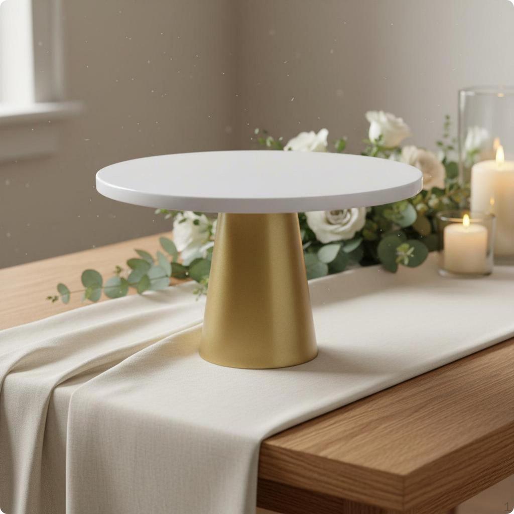 E Vassoio da Dessert Bianco Stile Nordico Alzata per Torta Design Elegante Espositore per Cupcake per