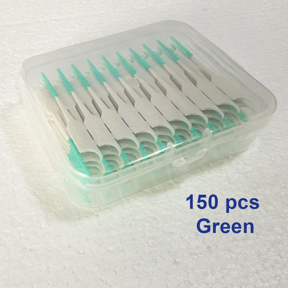 40 120 150 200 Pcs Silicone Interdental Brush Soft Tooth Cleaning Between Teeth Dental Brace Toothpick