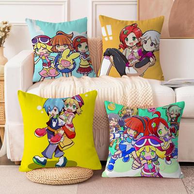 Game Puyo Pop Fever Pillow Cushion Cover Pillowcase Living Room Sofa Home Decor Customized