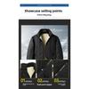 New Men's Warm Lambskin Vest Jacket with Ultrasonic Cotton Pants for Autumn and Winter