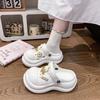 2025 Summer Wear, Step On Shit, Thick-soled Cute Dolls, Hole Shoes, Women's Heightening Bag Head, Girl's Heart Two Wear Sandals