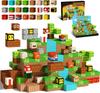 Magnetic Building Blocks STEM Toys for Kids Age 3+ DIY Construction Sensory Cubes Magnet Cube Mine World Set