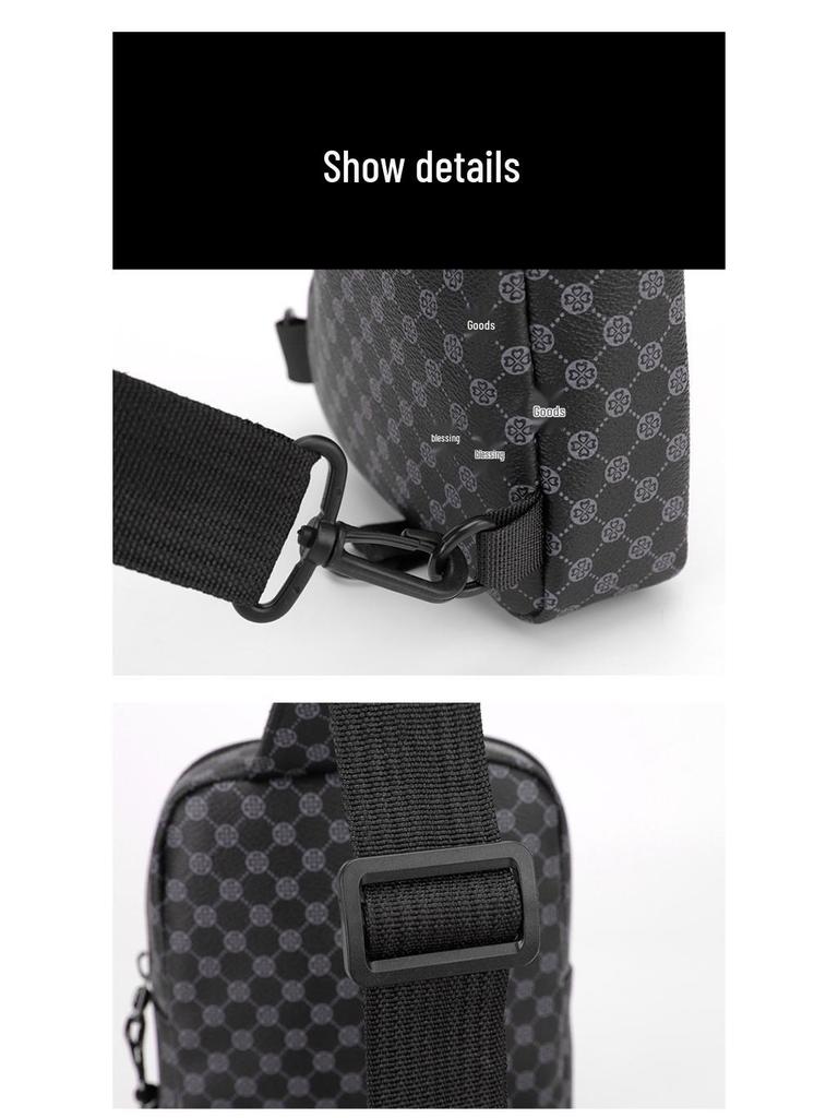 Unisex Waterproof PU Mini Sports Crossbody Bag - Phone & Essentials Carrier