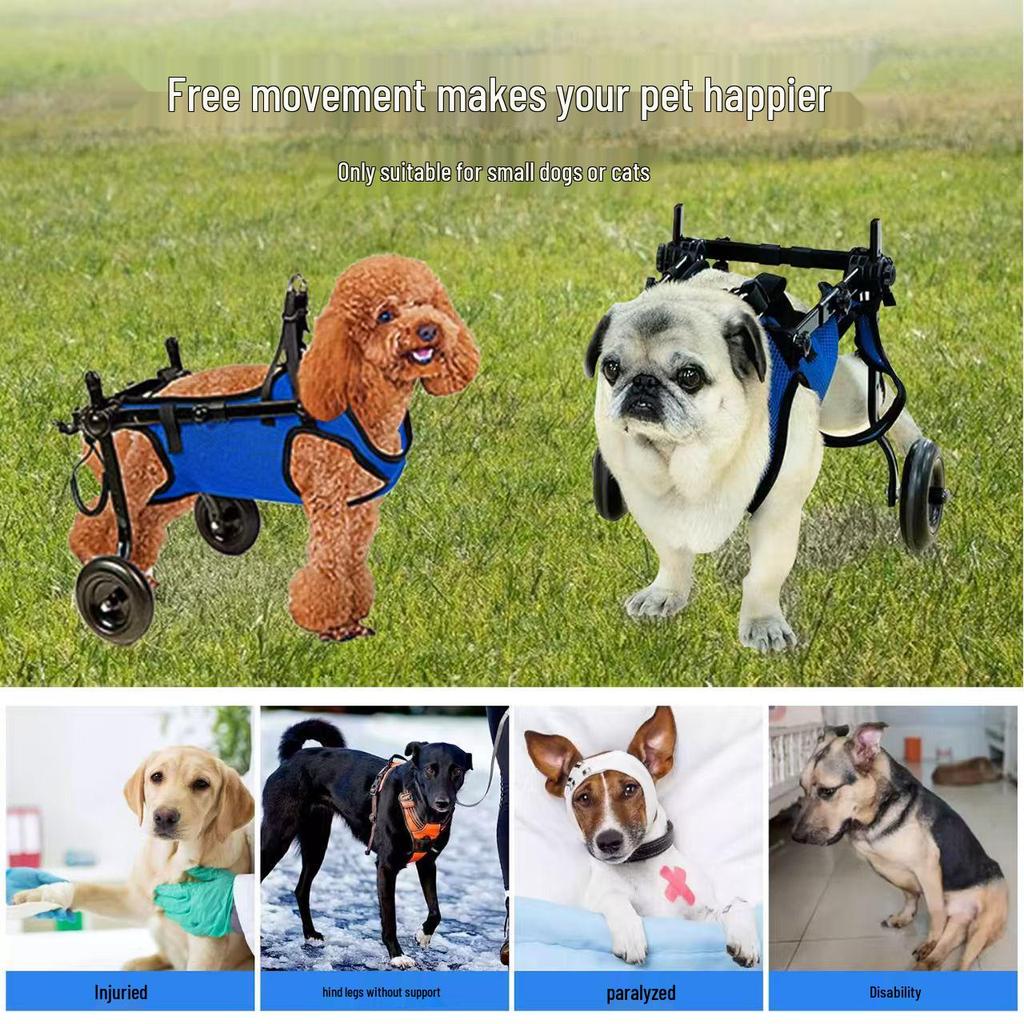 Pet Wheelchair: Rehabilitation Walking Aid & Booster Scooter for Dogs