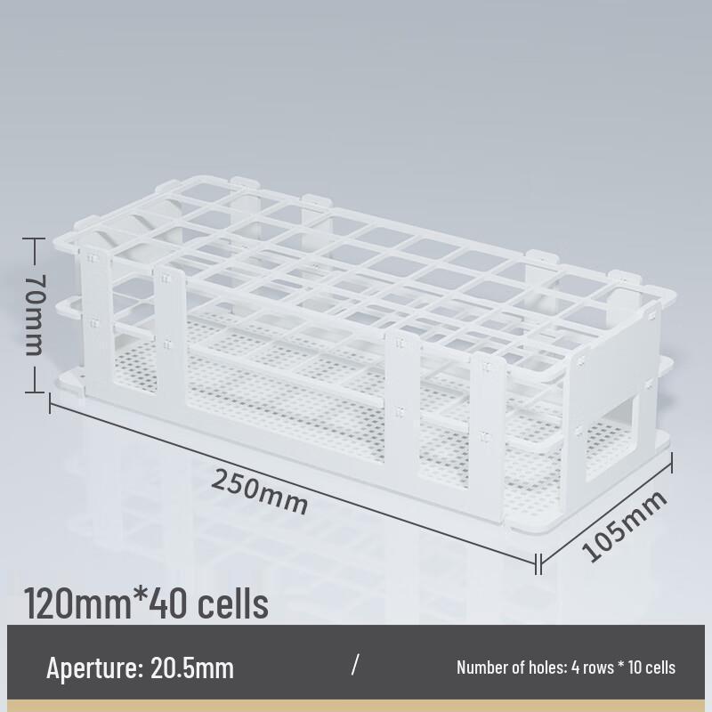 Modular Plastic Test Tube and Sampling Tube Rack