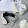Detachable Lapel Collar False Elaborate Girls Collar Accessory Jeweled Collar Ancient Art Decorative False Shawl