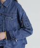 AVIREX L S EMBOSSING DENIM JACKET Denim Jacket Women's F 432 Used 783-5152603