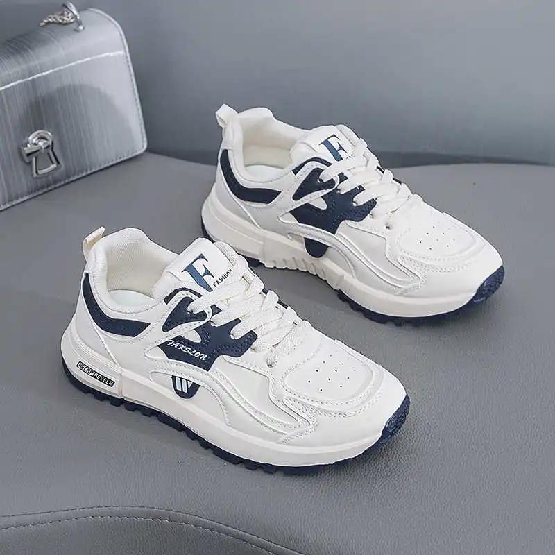 Fashion Height Up Platforme Women's Brands Loafers Sneakers White Woman Shoes Flat Sports Loofers 2025outdoor Style Cute