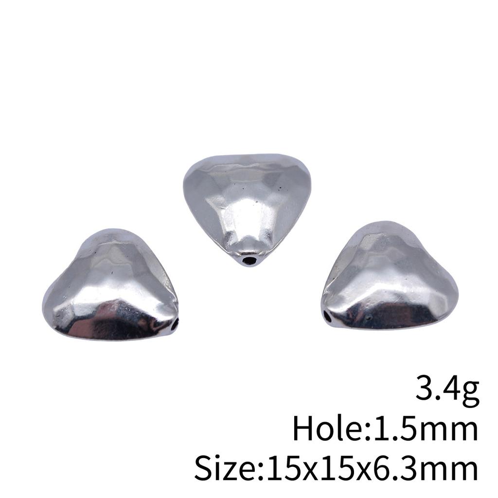 Heart Loose Beads For Valentine Bracelet Necklace DIY Vintage Jewelry Making Supplies For Charm