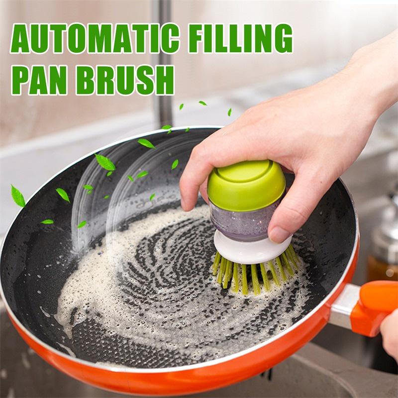 Köksrengöring Borste Diskborste Bollar Tvättverktyg Tvätt Köks Skrubborstar Med Hållare Droppbricka för Tvätt av Disk/Kastruller