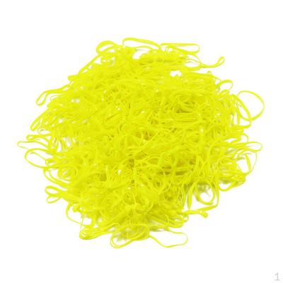 Color Rubber Band for Braid Binding Ponytail Holder Decoration Harmlessness Hair Elastic 380