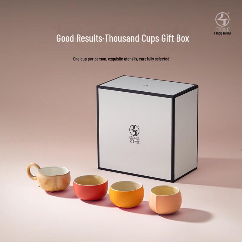 Edenus Ceramic Teacup Gift Box Set