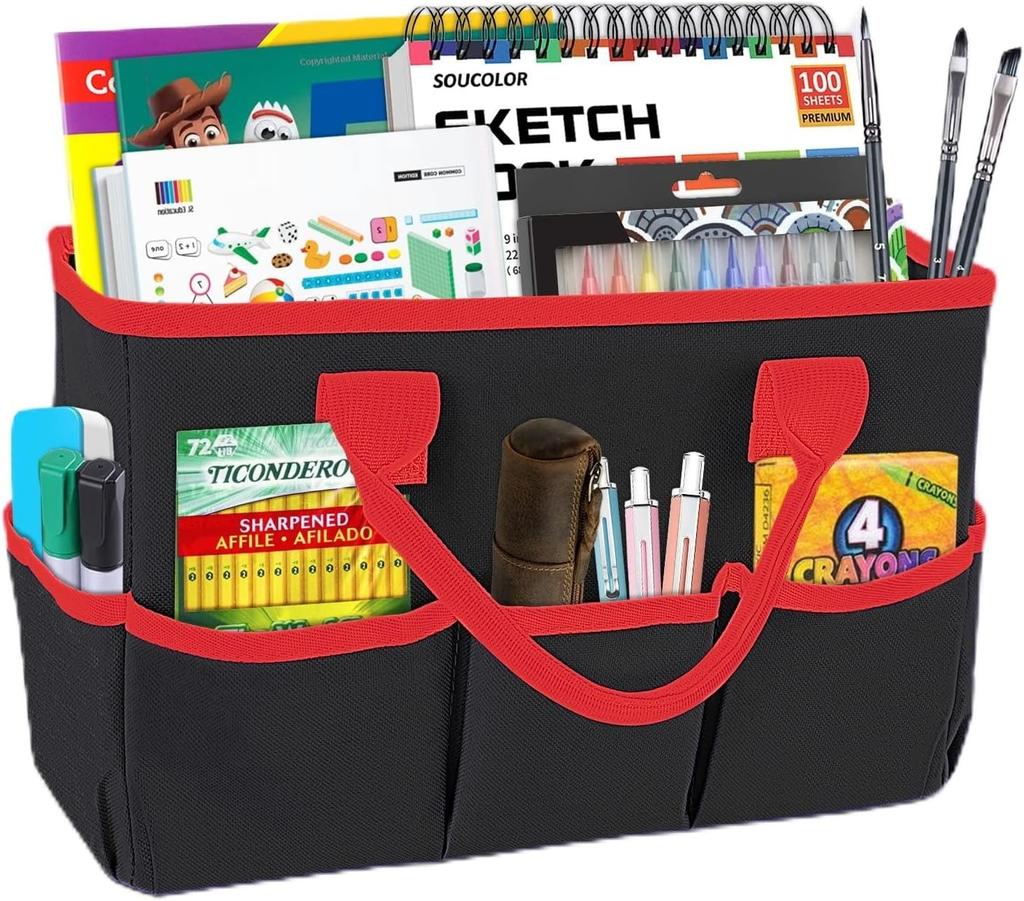 Multifunctional Storage Bag, Portable Tote Bag 600D Oxford Storage Bag For Artists & Teachers, Art Supplies Storage Organizer