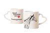 Thoroughbred - Cup with a Horse, a Cute Cup with a Heart-shaped Handle, a Universal Gift from the Brand