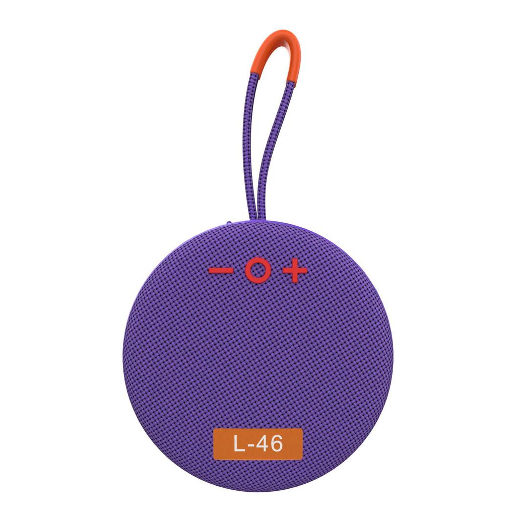L-46 Portable Waterproof Bluetooth Speaker with Fabric Design, Mini Size, HIFI Sound, Sports-Ready, and Atmosphere Light