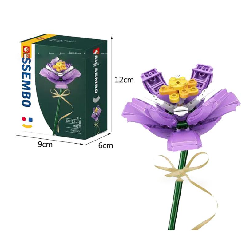 Eternal Flowers Bouquet Building Blocks Compatible For Lego Assembled Building Block Toys For