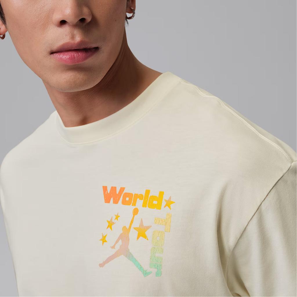 Jordan Brooklyn Short Sleeve Pullover Letter T-Shirt Men Tops IF3156110