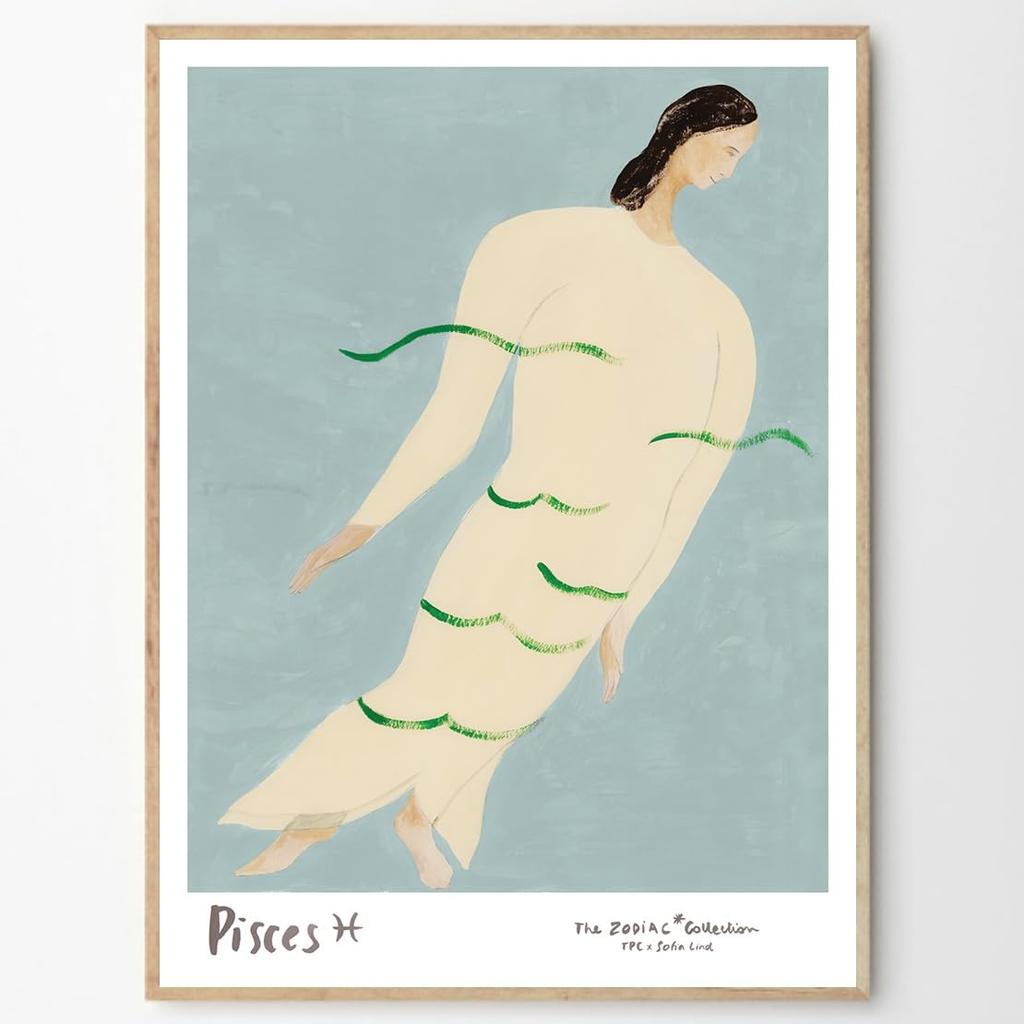 THE POSTER CLUB Pisces Sofia Lind 50×70cm