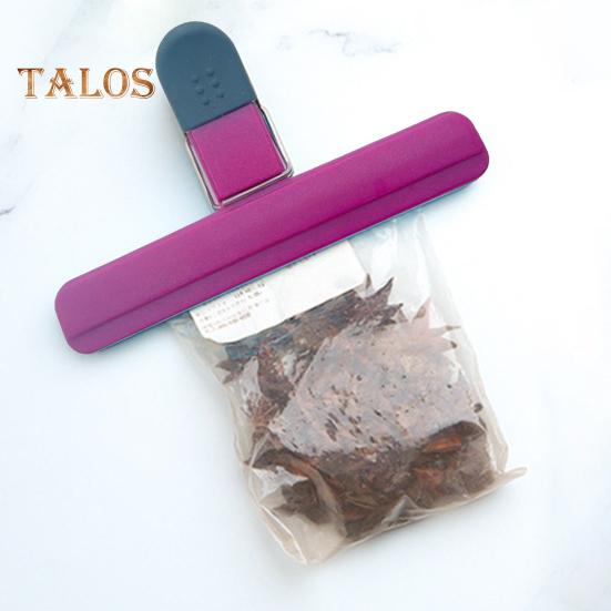 2Pcs Sealing Bag Clip Moistureproof Keep Freshing Easy To Use Useful Office Paper Files Clamp Snack Bag Seal Holder Household Supplies