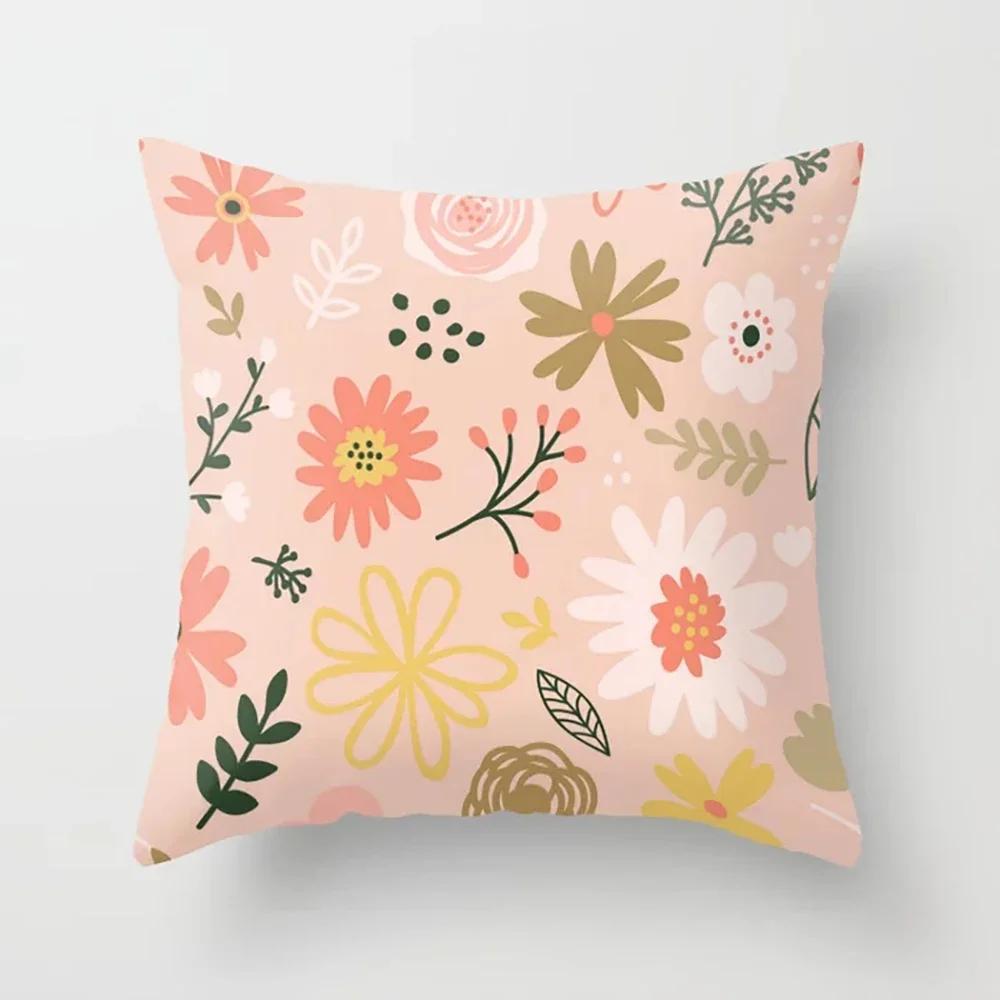 

Цветная наволочка из полиэстера с принтом лепестков для украшения дома, спальни, гостиной, дивана, 45x45 см 66x66cm бордовый