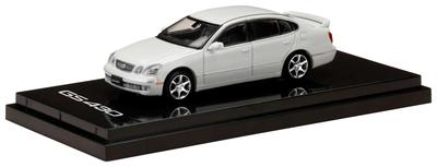 HJ64 1/64 LEXUS GS430 Wit Parelmoer Afgewerkt Product