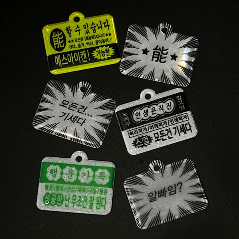 [After the Rain] After the Rain Reflective Keyring ver.2 Life is a straight line