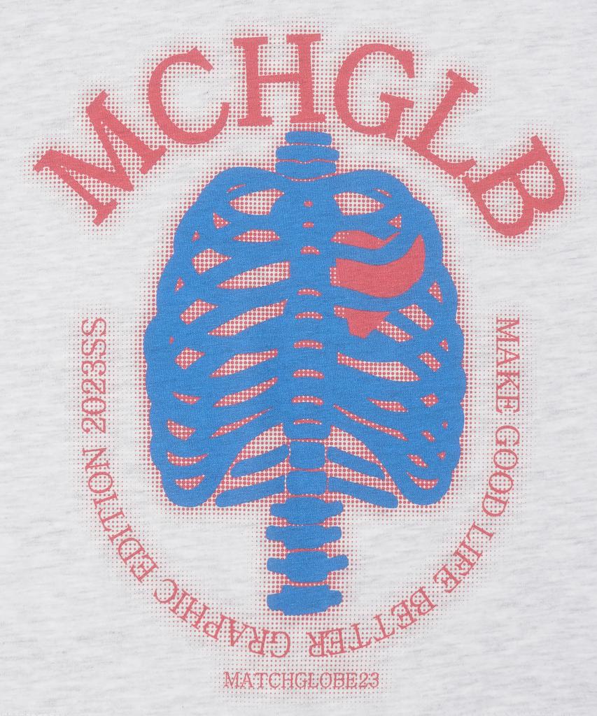 MATCHGLOBE In-Played Bonds Crop Tee (Melange)